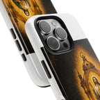 San Judas Tadeo Amber Pilgrim Lantern Tough Phone Case