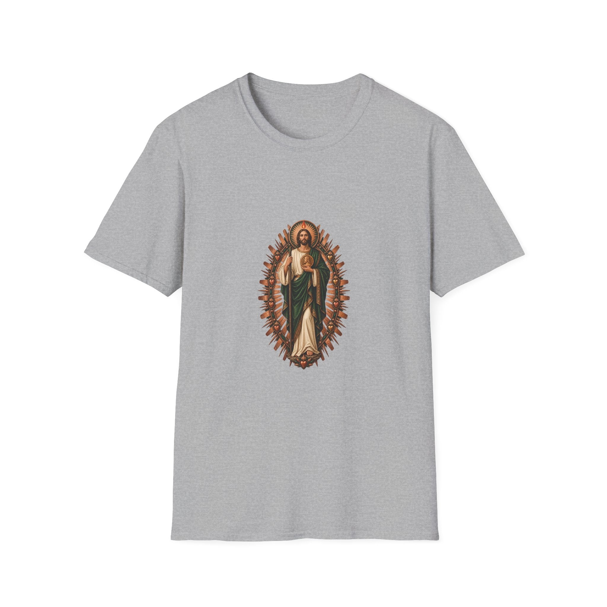 San Judas Copper Ex-Voto Mandorla T-Shirt product preview, view 16