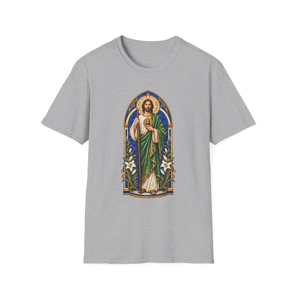 San Judas Tadeo Cobalt Chapel Mosaic Unisex T-Shirt