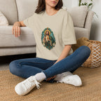 San Judas Teal Rosary Harbor T-Shirt product preview, view 12