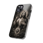 Copy of San Judas Tadeo Emerald & Gold Sacred Heart Tough Phone Case
