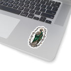 San Judas Tadeo Emerald Devotional Kiss-Cut Sticker