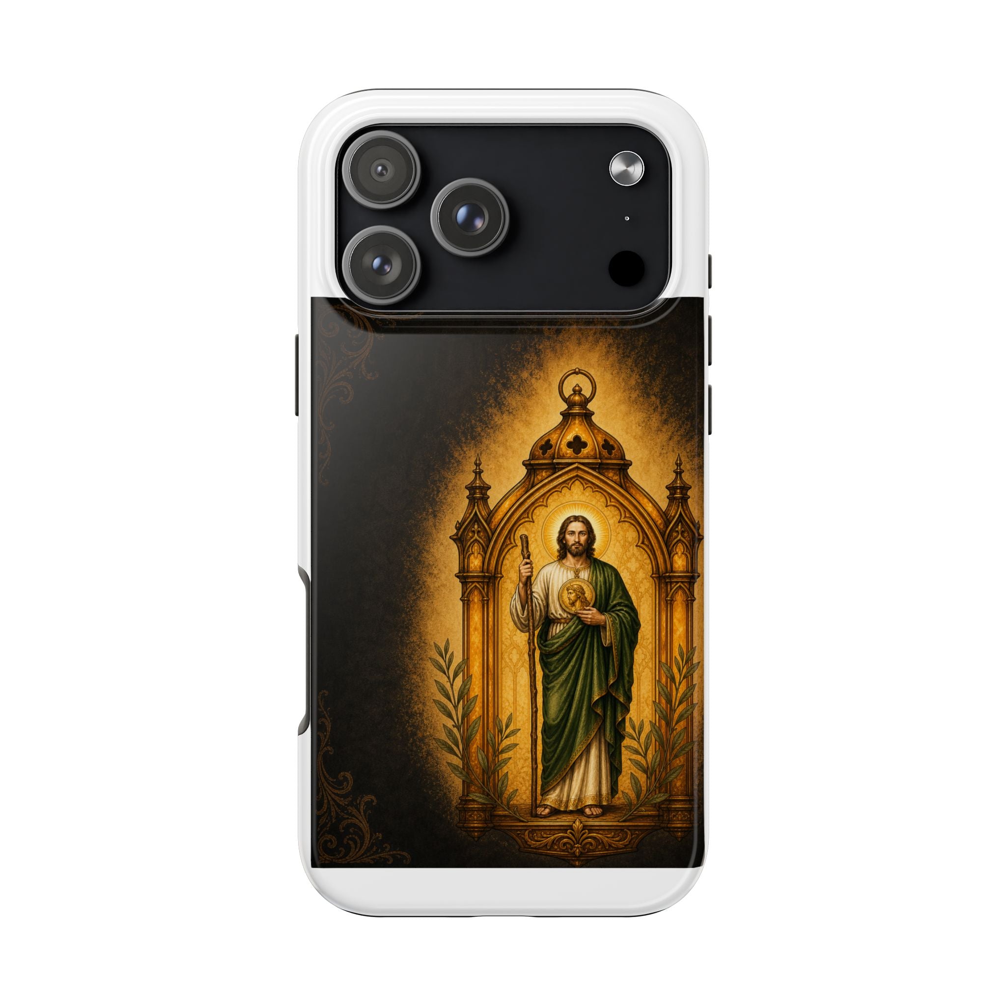 San Judas Tadeo Amber Pilgrim Lantern Tough Phone Case product preview, view 10