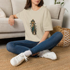 San Judas Indigo Seven-Star Shrine T-Shirt product preview, view 12