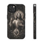 Copy of San Judas Tadeo Emerald & Gold Sacred Heart Tough Phone Case