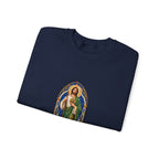 San Judas Tadeo Cobalt Chapel Mosaic Crewneck Sweatshirt