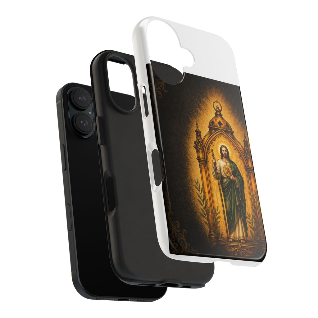 San Judas Tadeo Amber Pilgrim Lantern Tough Phone Case