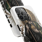 San Judas Tadeo Black & Gold Sacred Heart Tough Phone Case