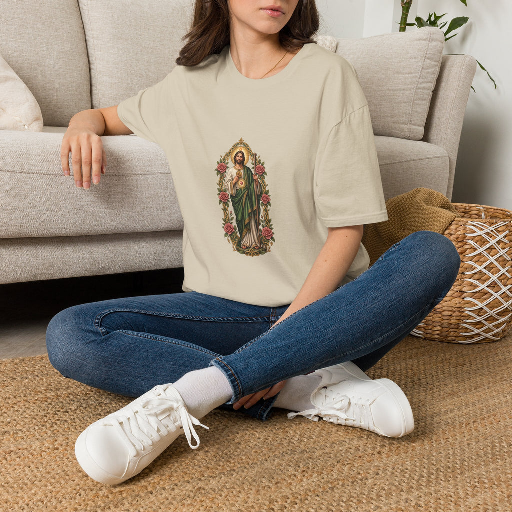 San Judas Rosewater Pilgrim Knot T-Shirt product preview, view 12