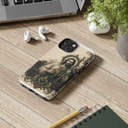 San Judas Tadeo Emerald & Gold Sacred Heart Tough Phone Case