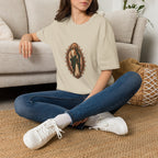 San Judas Copper Ex-Voto Mandorla T-Shirt product preview, view 12