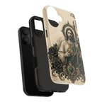 San Judas Tadeo Emerald & Gold Sacred Heart Tough Phone Case