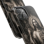 Copy of San Judas Tadeo Emerald & Gold Sacred Heart Tough Phone Case