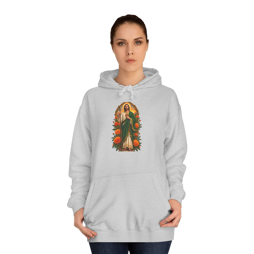 San Judas Tadeo Marigold Sun Arch Unisex Hoodie