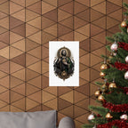 San Judas Tadeo black and gold matte poster product preview, view 5