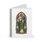 San Judas Tadeo Cobalt Chapel Mosaic Spiral Notebook product preview, view 2