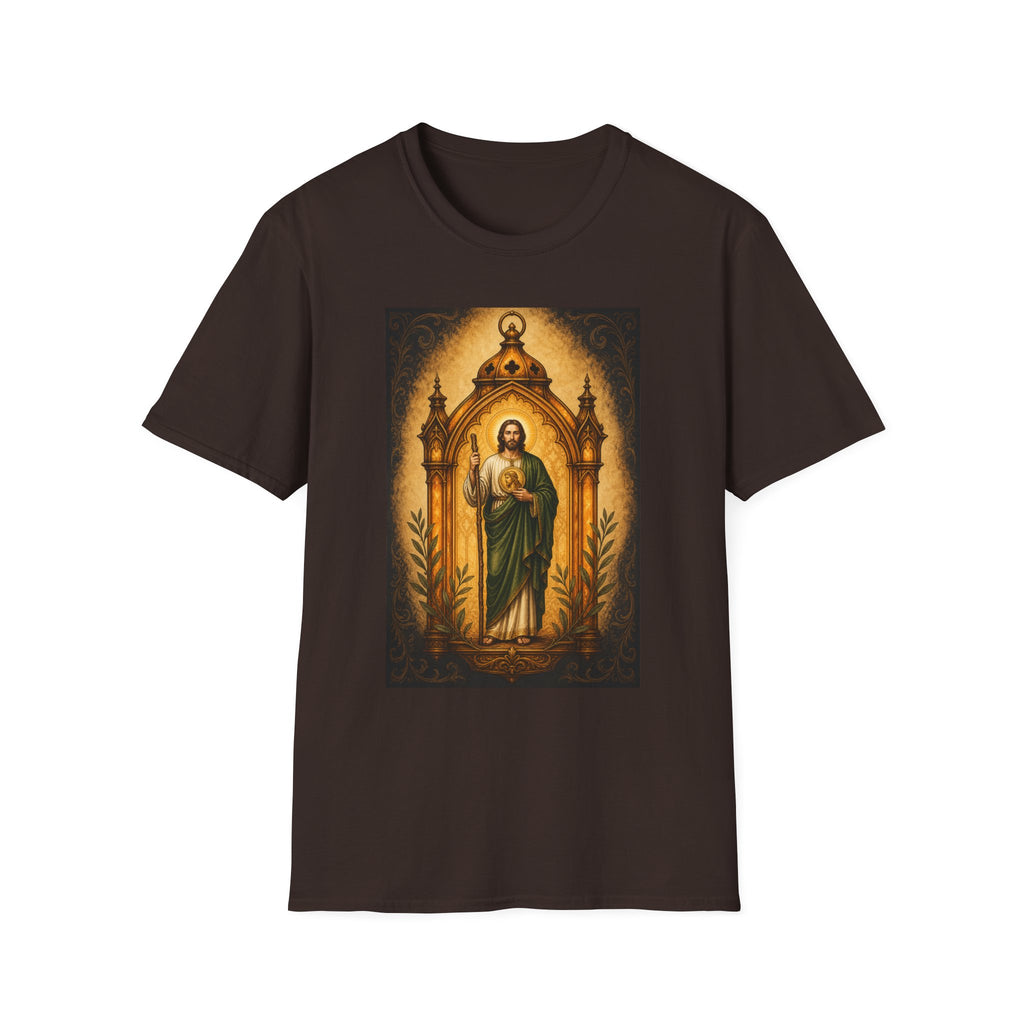 San Judas Tadeo Amber Pilgrim Lantern Unisex T-Shirt