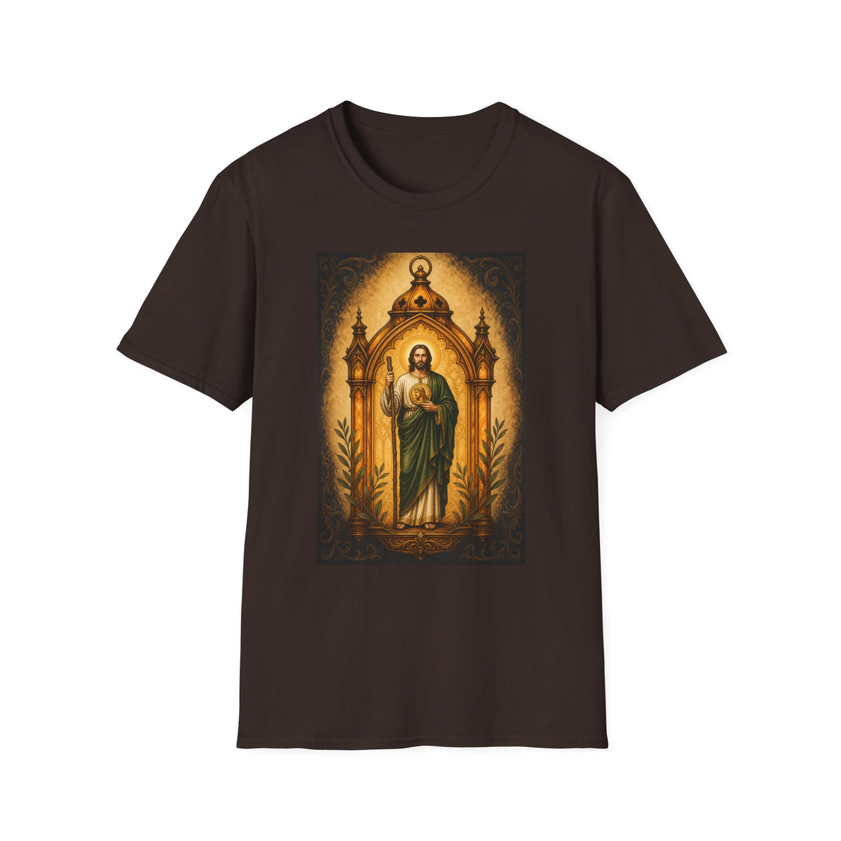 San Judas Tadeo Amber Pilgrim Lantern Unisex T-Shirt