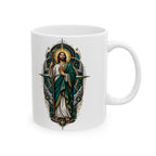 San Judas Tadeo Midnight Compass Ceramic Mug product preview, view 4