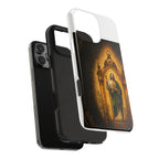 San Judas Tadeo Amber Pilgrim Lantern Tough Phone Case