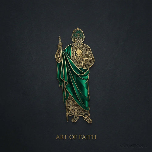 Abstract Silhouette of Faith
