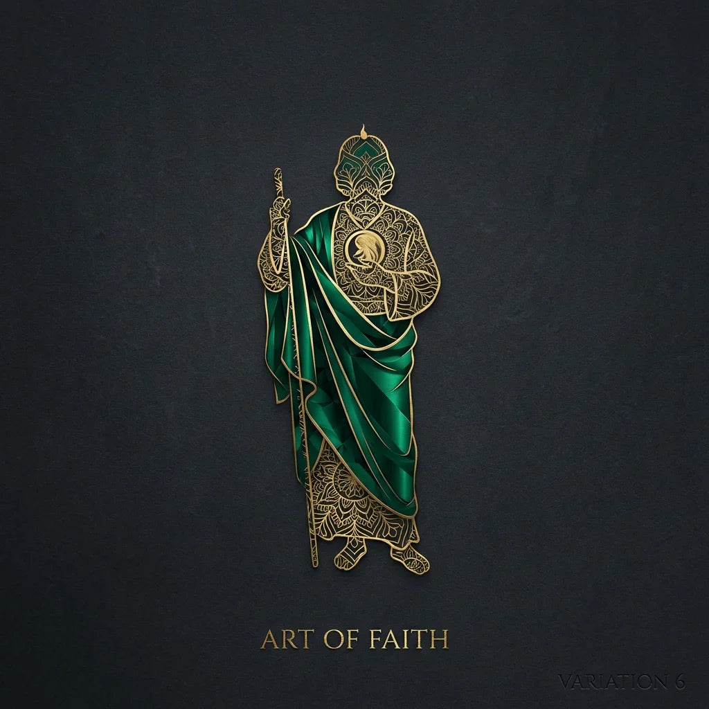 Abstract Silhouette of Faith
