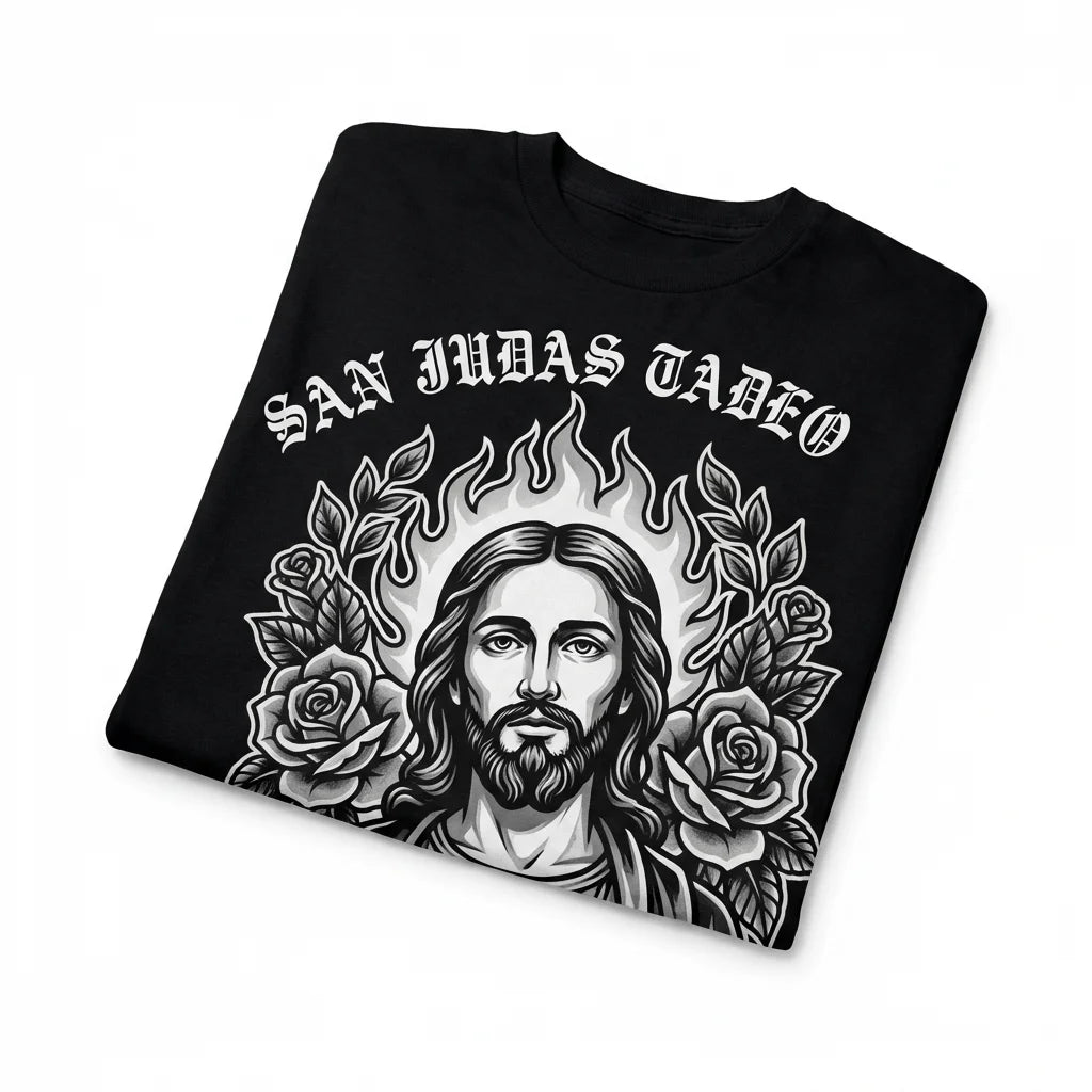 san-judas-tadeo-graphic-tshirt-faith-over-fear-black