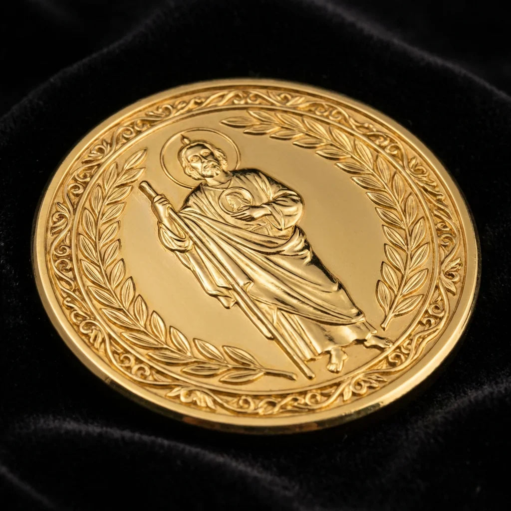 San Judas Gold Medallion