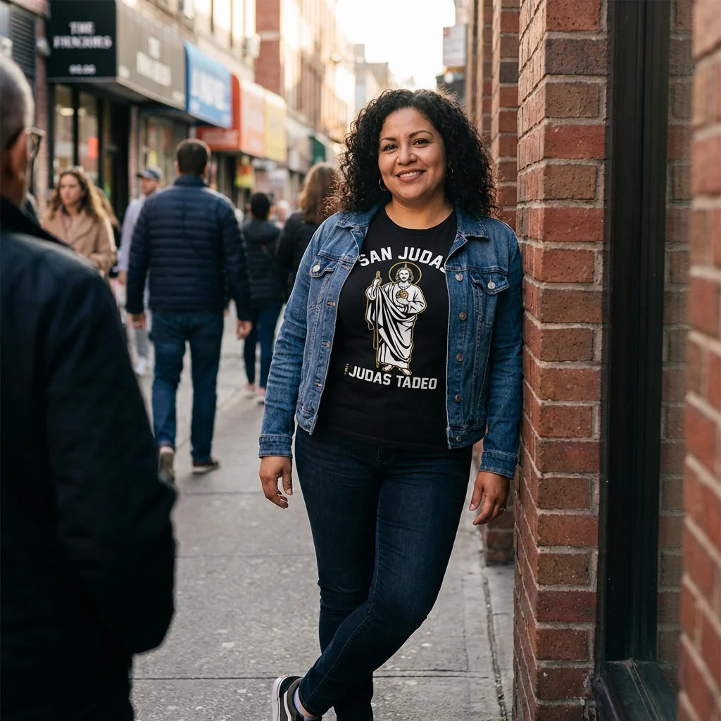san-judas-tadeo-tshirt-lifestyle-latina-woman