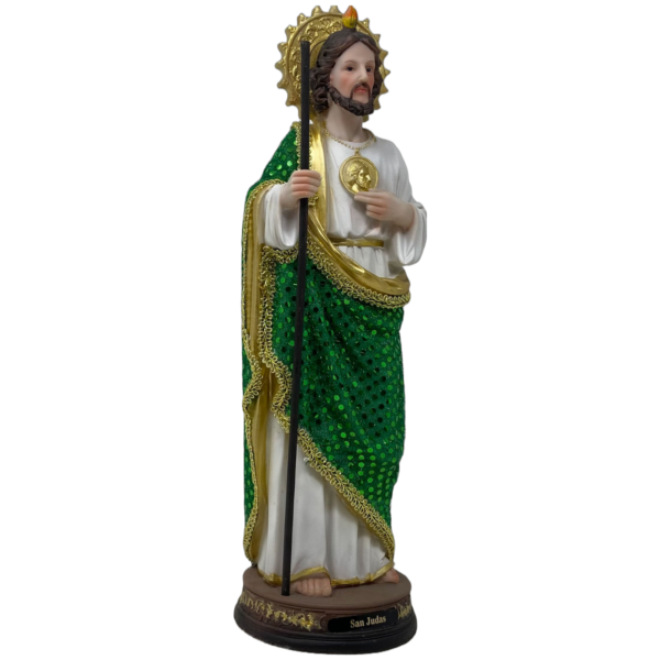 San Judas Tadeo 16 Inch Resin Statue Finely Finished 19542 Imagen New