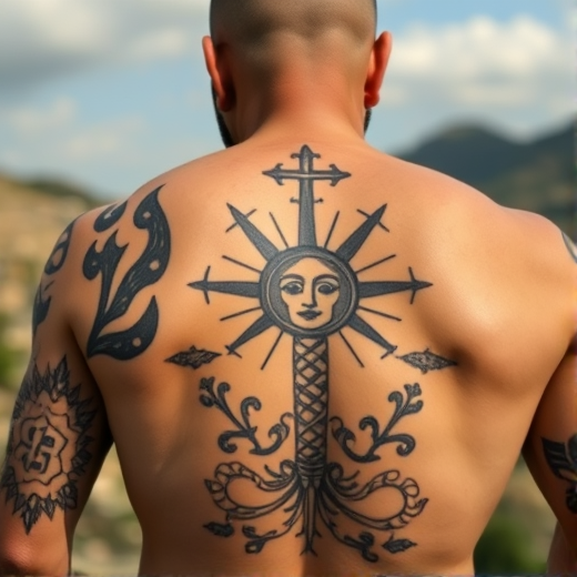 Traditional San Judas Tattoo Design
