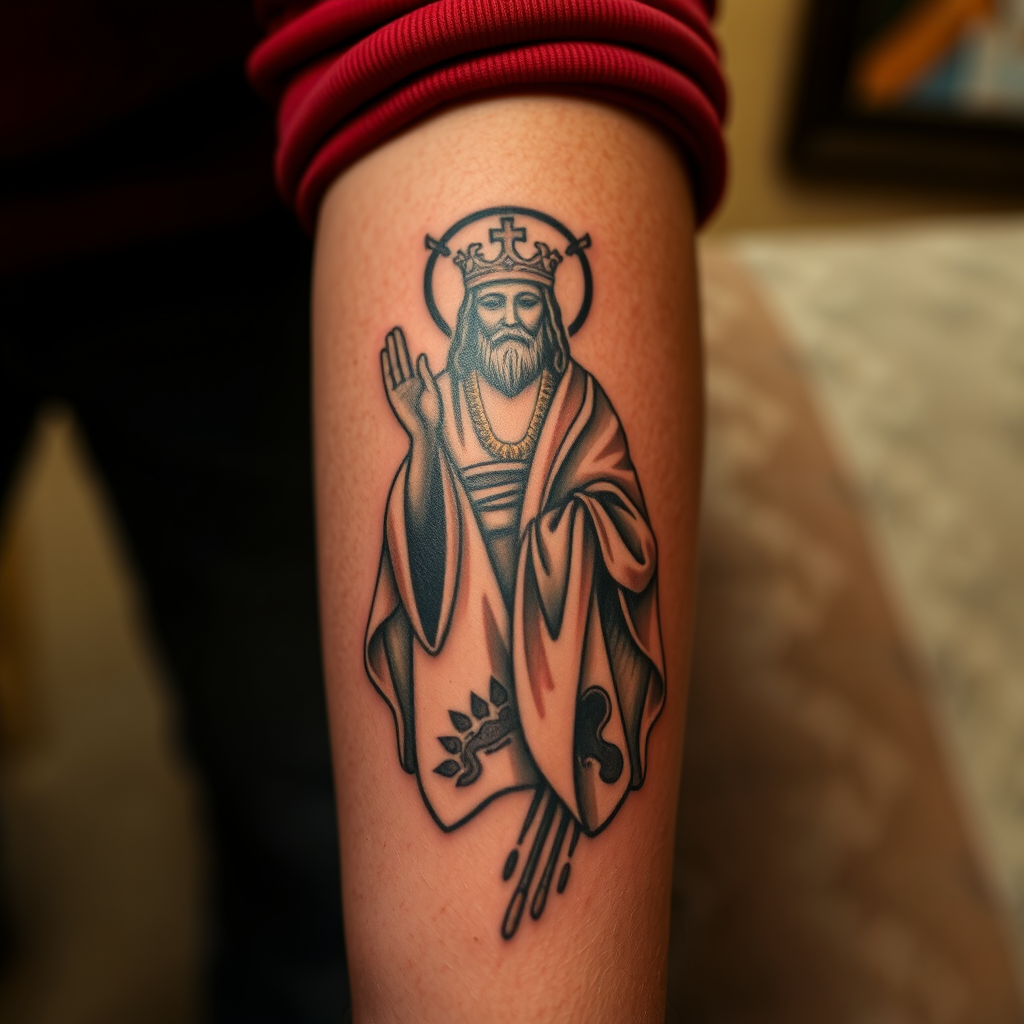San Judas Tattoo Healing Process