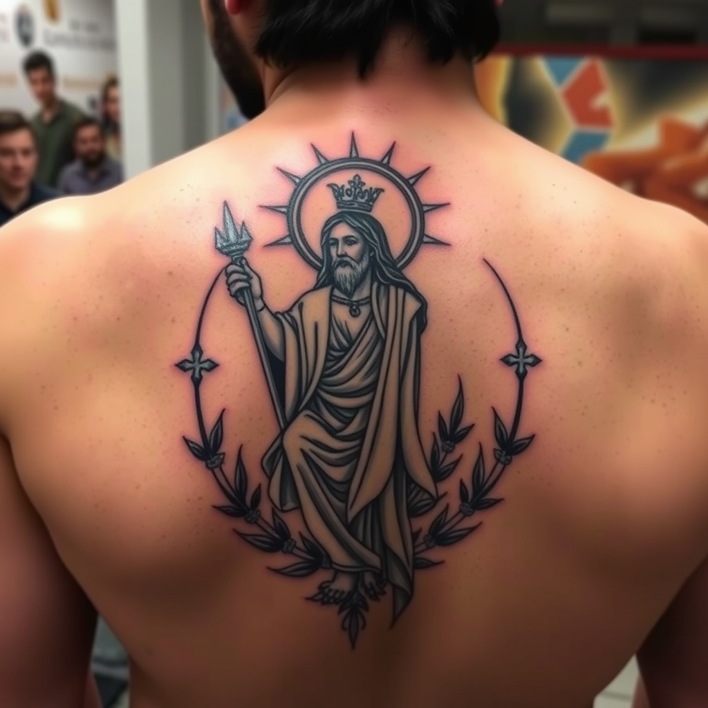 San Judas Tattoo Design Example