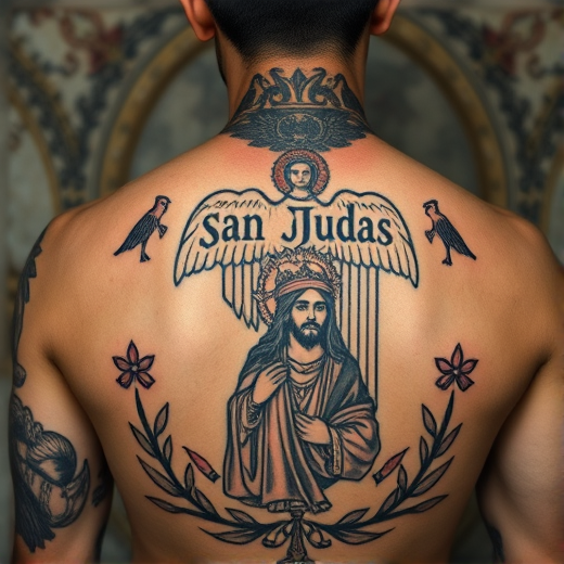 San Judas Tattoo Design